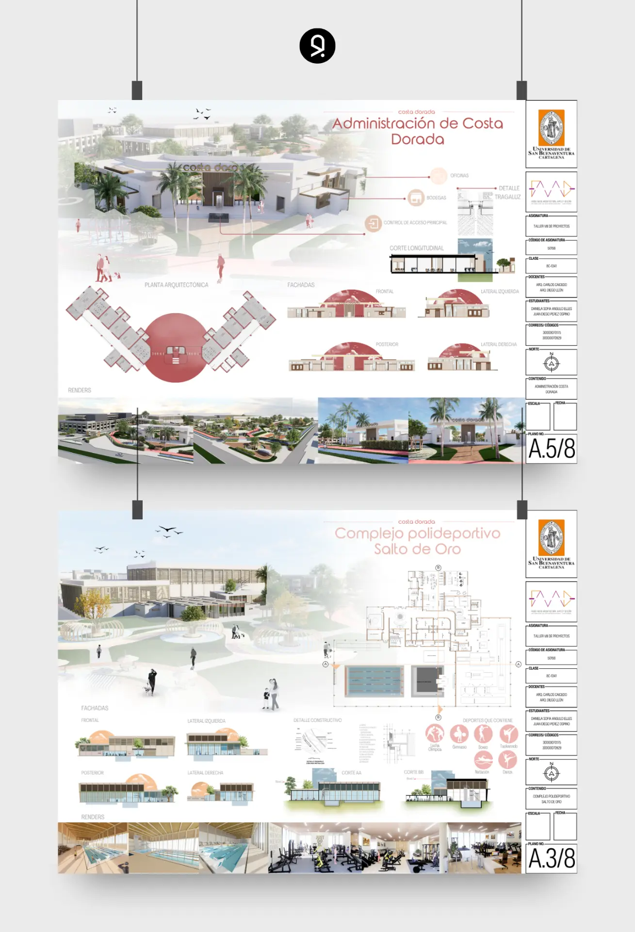 Plancha 1 del diseño Costa Dorada