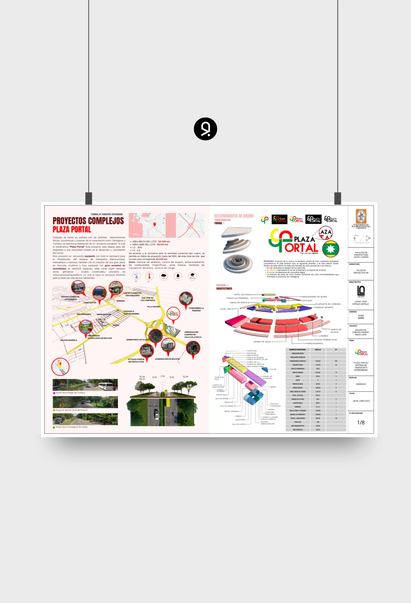 Portada del diseño Plaza Portal