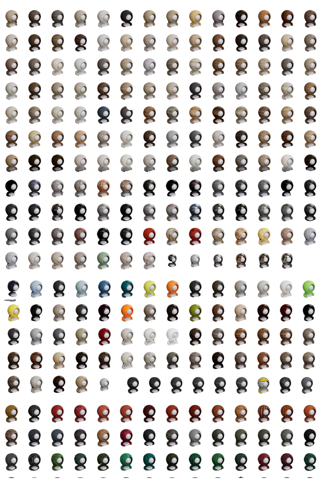MEGA PACK MATERIALES D5 RENDER — +1.400 MATERIALES