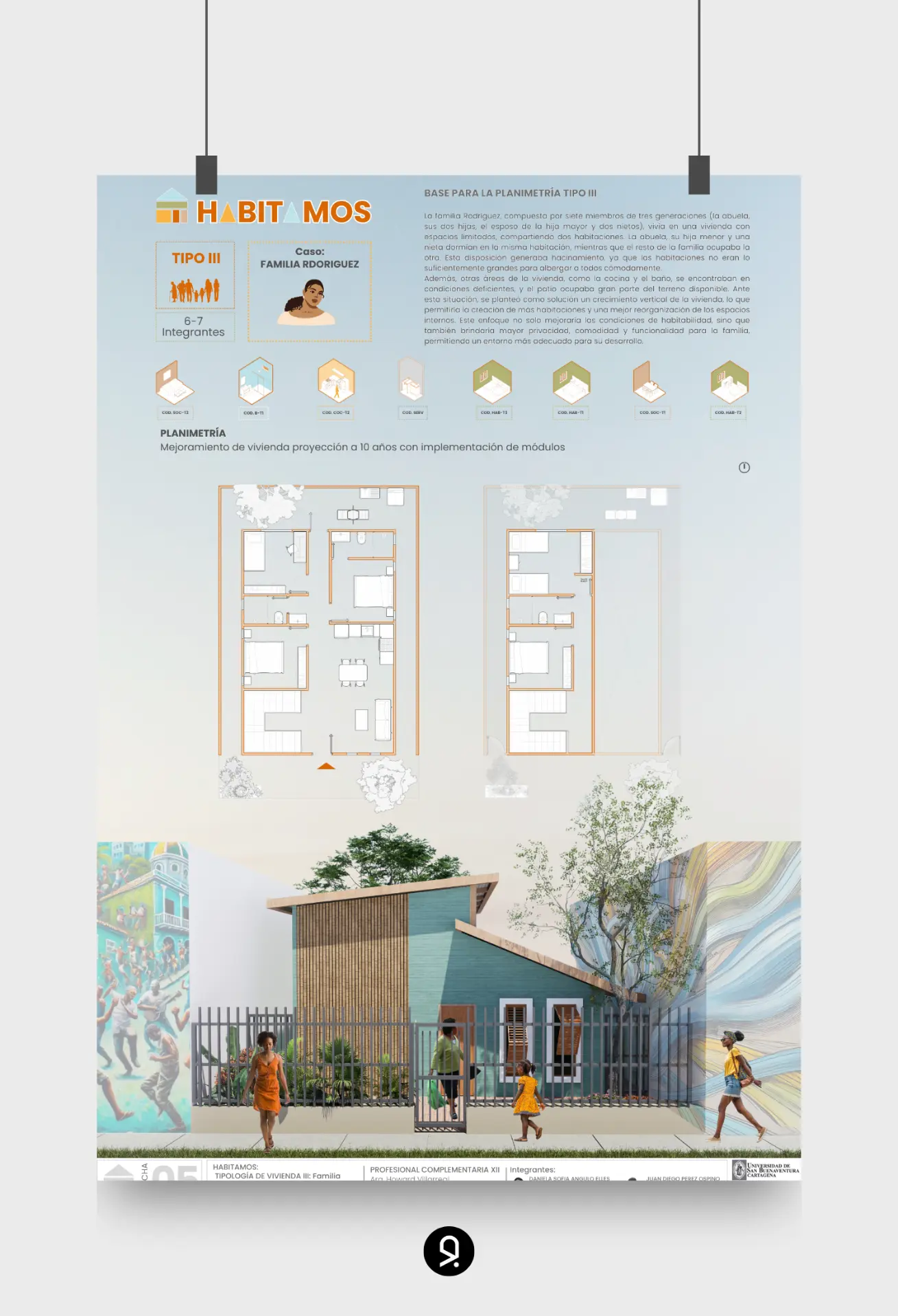 Plancha 1 del diseño Habitamos